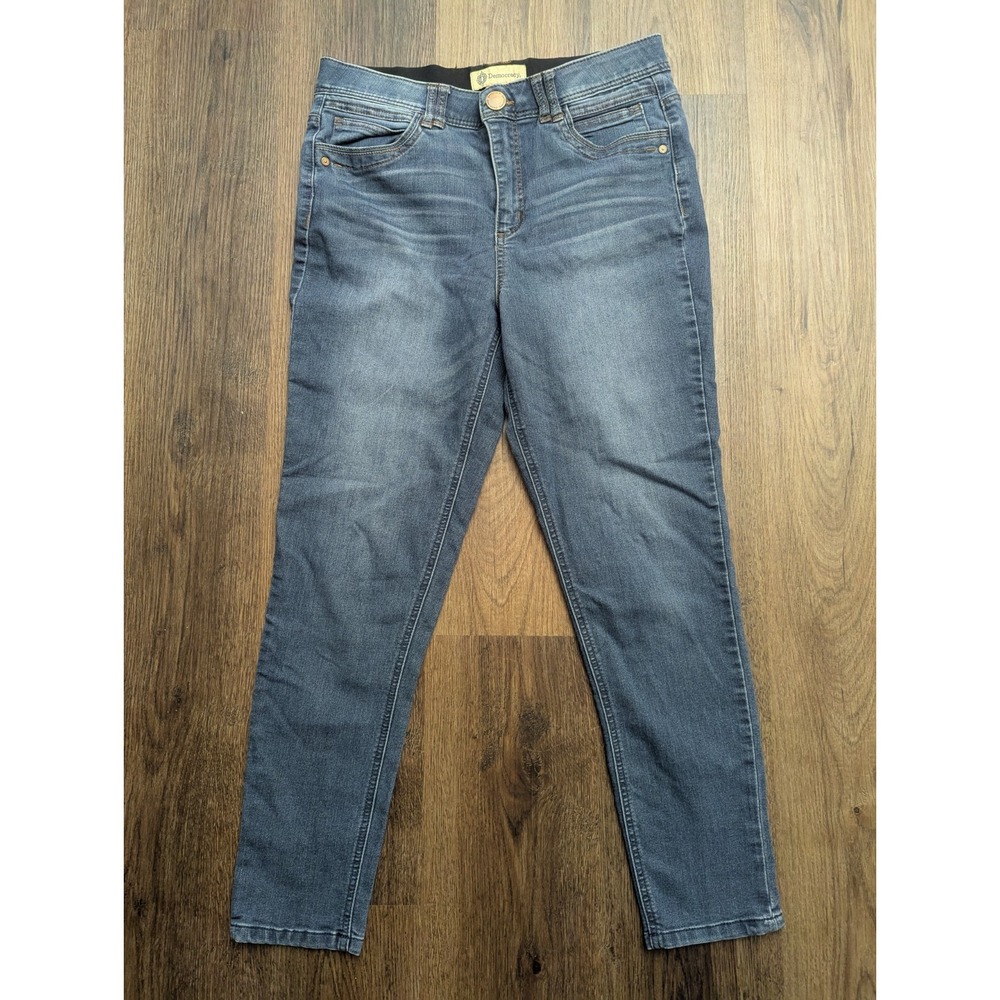 Democracy Ab Technology Jean 10 Blue Skinny Jeans‎ Medium Wash High Rise Denim